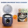 Bear Mini Rice Cooker 2 Cups Uncooked, 1.2L Portable Non-Stick