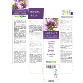 Monk's Pepper (Vitex agnus-castus) Fruits Alcohol-Free Mother Tincture Naturalma - Liquid Extract Drops 200 ml - Dietary Supplement - Vegan