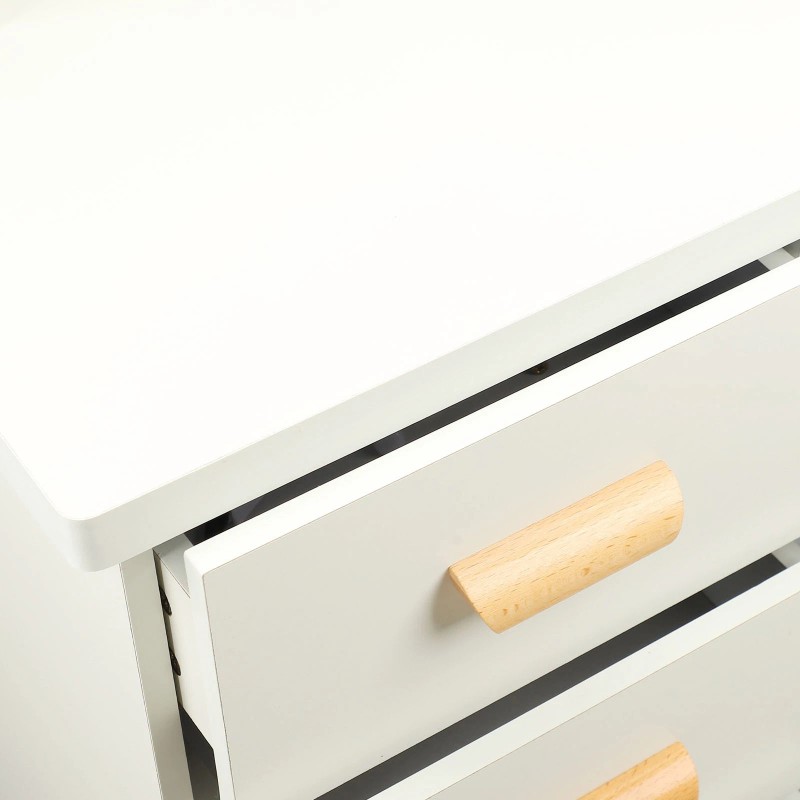 Dressing Table Vanity Table Elegant Lighted Mirror With Drawers Shelves