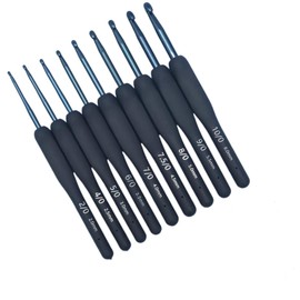 Crochet Needles, 9 Crochet Needles, Full Set, Crochet Set, Crafts, Knitting, Handmade, Art, Crafts, Sweaters, Scarves, Beginners to Professionals