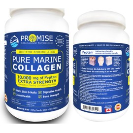 NAKA 525gm (18.5oz) Hydrolyzed Marine Collagen Peptides C Unflavored, Non-GMO, Supports Healthy Skin, Nail, Hair & Joints, Made in Canada