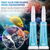 Aquarium Glue Fish Safety, Clear Reef Glue Gel for Plants,