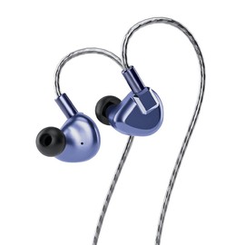 Letshuoer S12 PRO in Ear Headphones 14.8mm Planar Magnetic Driver Wired HiFi Earphones for Smartphones/PC/Tablet (Deep Space Blue, 2.5mm / 3.5mm / 4.4mm Connector)