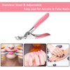 Nail Clippers for Acrylic Nails,Rustproof Acrylic Nail Cutter and Gel