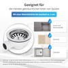 AQUADE Strainer Basket Valve 114 mm Drain Fitting Sink with