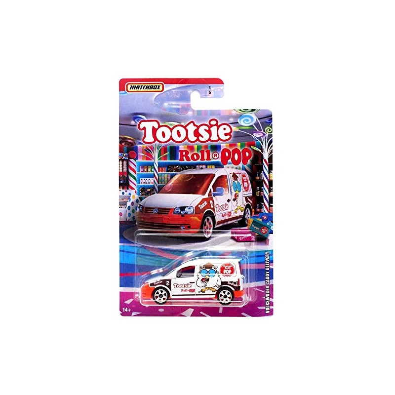 Matchbox Tootsie Roll Pop Volkswagen Caddy Delivery Diecast 1/64