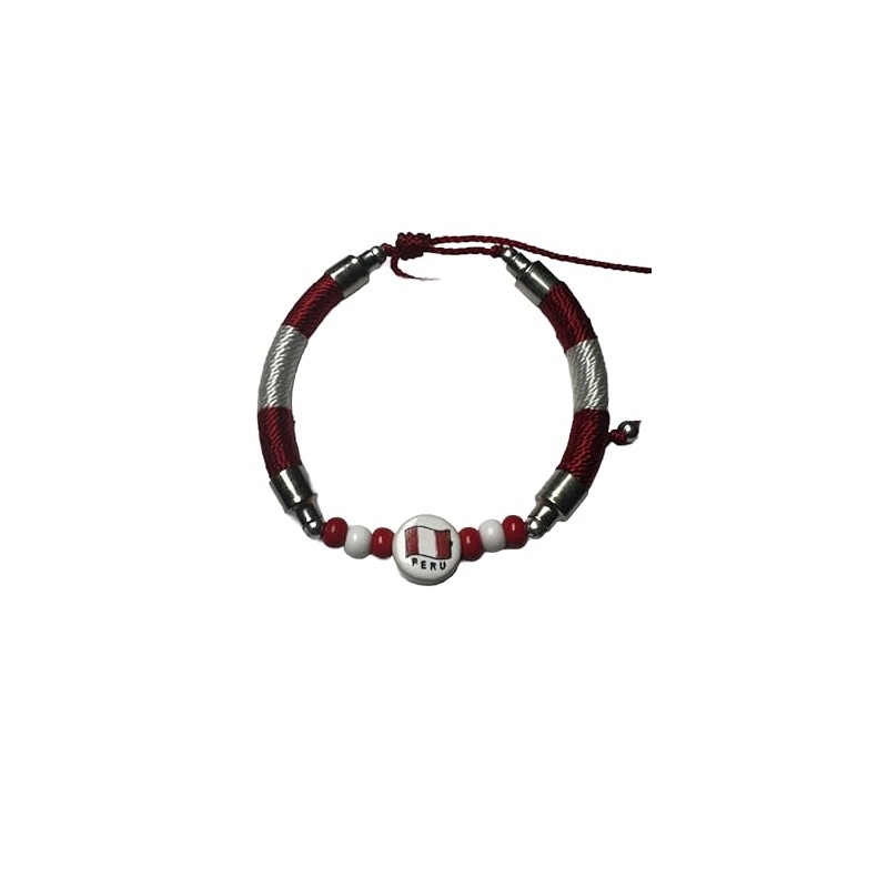 Country flag bracelet (Peru)