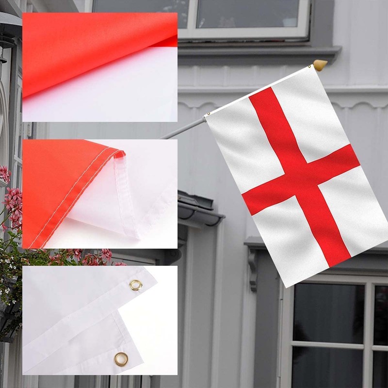 SHATCHI Large 90 x 60 cm England St George's Cross