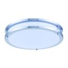 Elitco Lighting CF3201 Household-Light-Bulbs LED Double Ring Ceiling Flush, 3000K,