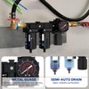 NEWPO 3/8'' NPT Air Drying System,Double Compressed Air Regulator with