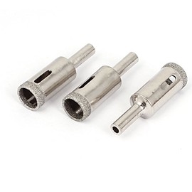 IIVVERR 3pcs 1/4" drill hole 14mm Diamond Drill Bits Ceramic Marble Glass granit-e Hole Saw (3pcs 1/4" drill hole 14mm Diamond Drill Bits Ceramic Marble Glass granit-e Hole Saw