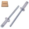 SKIR'CO Countersunk Aluminium Blind Rivets 4.0 x 12 mm Steel