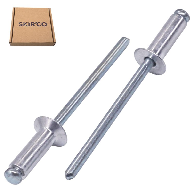 SKIR'CO Countersunk Aluminium Blind Rivets 4.0 x 12 mm Steel