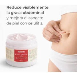 Crema Rosa Reductor De Panza Shanas Anti Estrias Quema Grasa