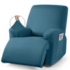 TAOCOCO Recliner Chair Covers Stretch Polyester Fabric 3-Piece for Large