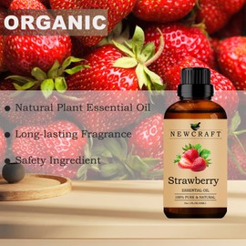 Strawberry Essential Oils, 100% Pure and Natural Essential Oil for Aromatherapy Diffuser - Strawberry/1 Fl Oz