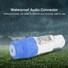 5pcs 3Pin XLR Audio Connector Professsional Waterproof Adapter Plug