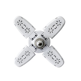 LED Garage Lights- Dimmable Garage Lights Ceiling, 38W 6000LM 6500K E27/E26 LED Garage Ceiling Lights with 4 Adjustable Panels for Garages, Workshop,indoor, outdoor, workshop and warehouse, full Area（4pcs）