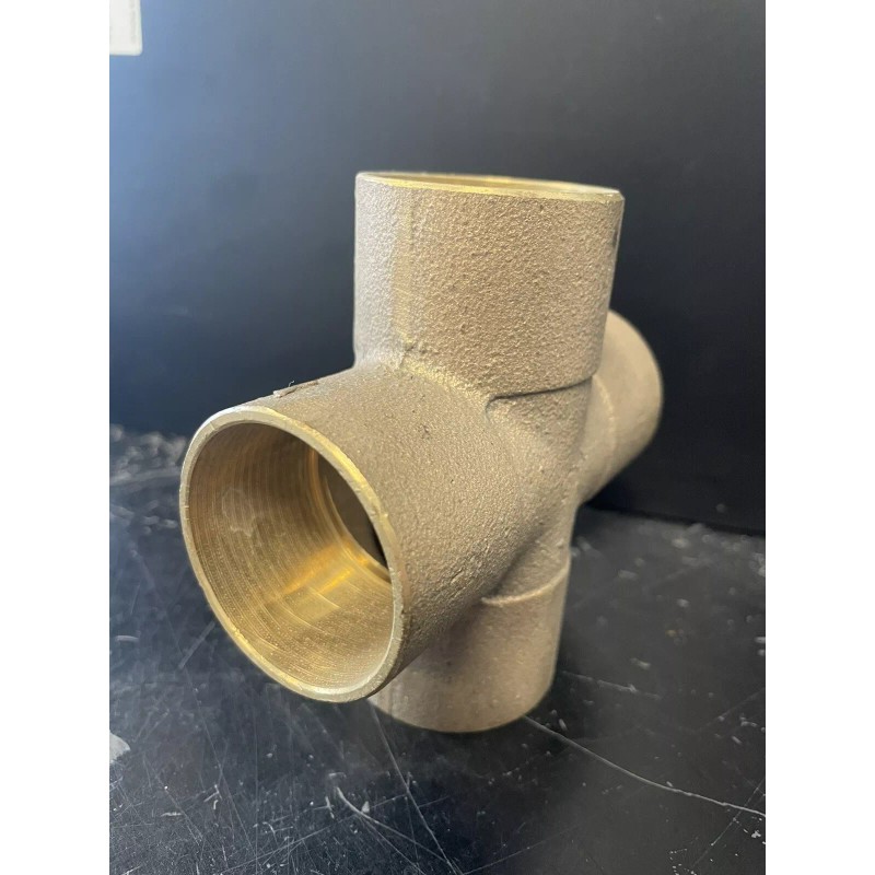 NIBCO Cast Copper Pipe Cross: 1-1/2" Fitting, C x C
