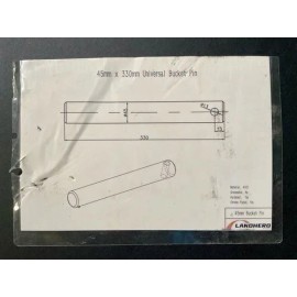 Excavator Bucket Pins 45mm x 330mm