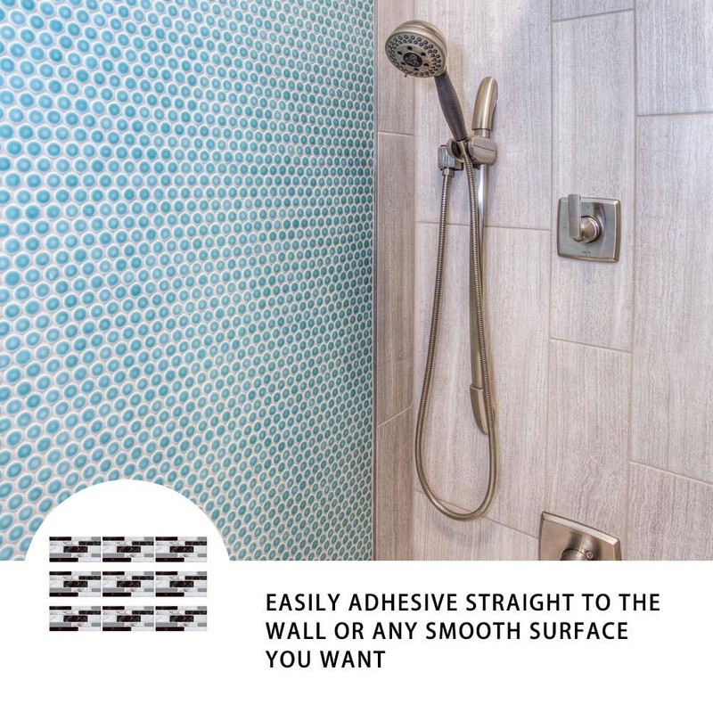 9 Unids Autoadhesivo Azulejo de La Pared Mosaico Pegatinas de
