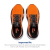 Brooks Men’s Glycerin 21 Neutral Running Shoe - Orange/Black/White -