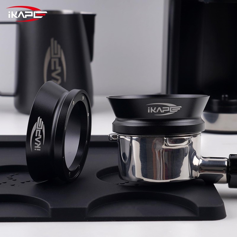 IKAPE 58 mm Espresso Dosing Funnel, Magnetic Dosing Funnel with