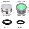 20 Sets of Faucet Aerators with Gaskets 2.2 GPM Plug-in