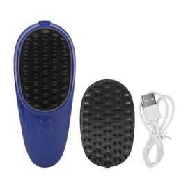 Electric Scalp Massager Brush Vibration Red Blue LED Fatigue Relief Promote Hair Growth Hair Massage Comb