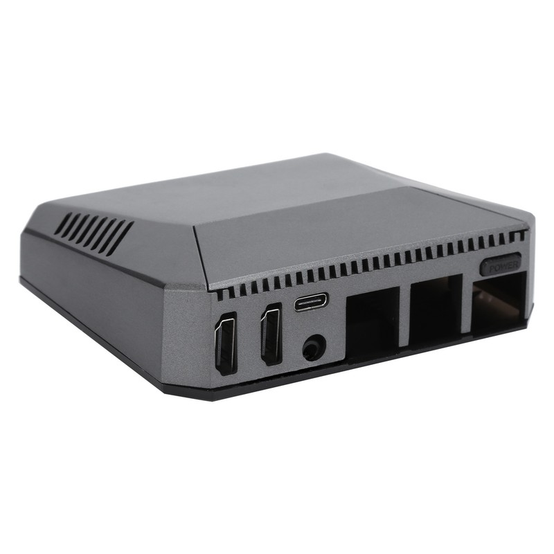 For Raspberry Pi 4B Case Aluminum Alloy Cooling Shell Metal