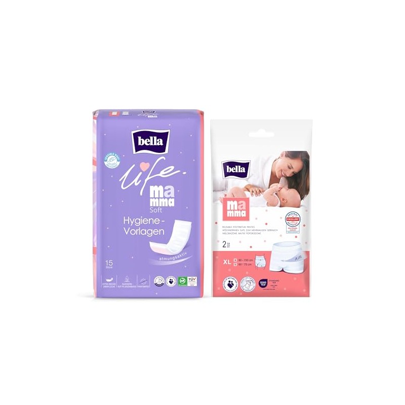 bella life Mamma Soft Puerperium Set XL 45 Inserts &