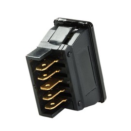 3 en 1 universal DPDT Interruptor de ventana eléctrica momentánea para coche