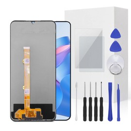 JENCYFU Screen replacement Full LCD Screen Display Touch Digitizer Assembly with Repair Tool for Cricket Outlast 5G 2024 (SN509C)/AT&T Motivate Pro (SN509A)/Cricket Icon 6 (SL219C)/AT&T Verge (SL219A)
