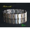 Solid Titanium Germanium Fashion Bracelet (L)