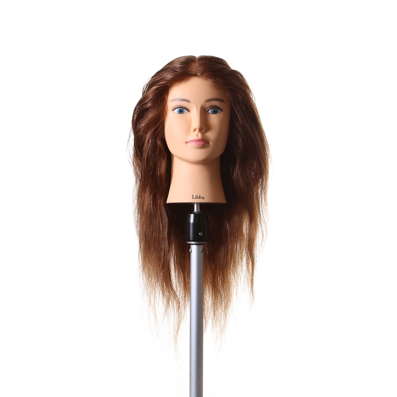 Libby Brown 100% Real Indian Remy Hair Mannequin TAFE #8