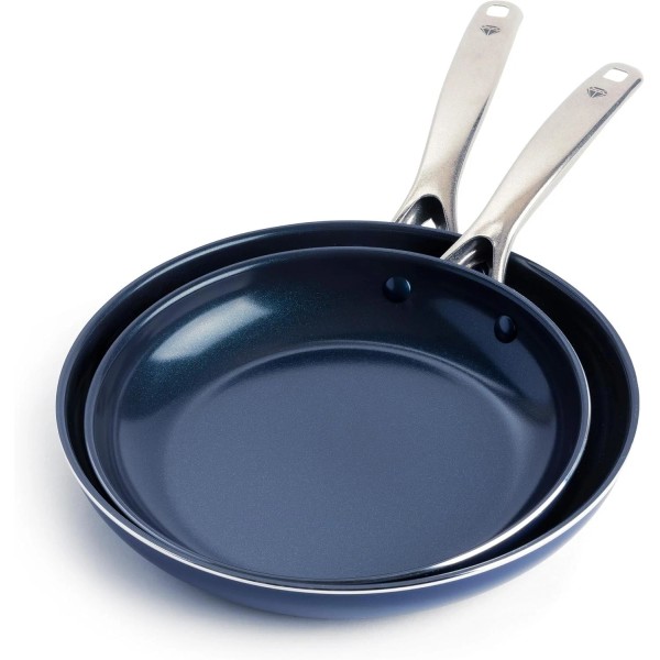 Branded Blue Diamond 9.5” & 11" Nonstick Frying Pan Skillet