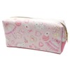 Takeimiki Lovely Pink Rabbit Pattern Box Shaped Pen Pouch Large