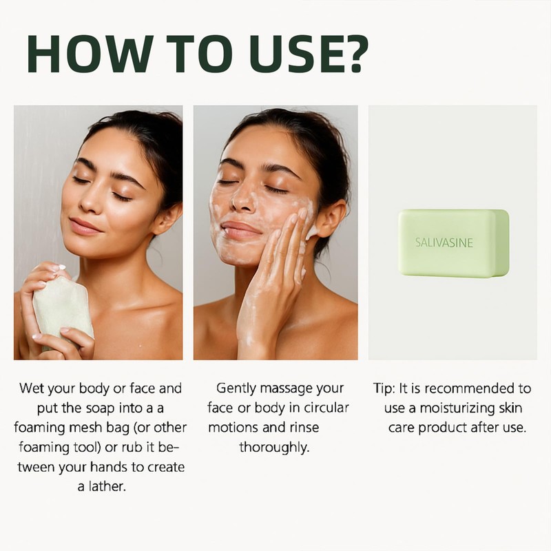 Antifungal Bar Soap, Tea Tree Oil Soap, Moisturizing & Exfoliating