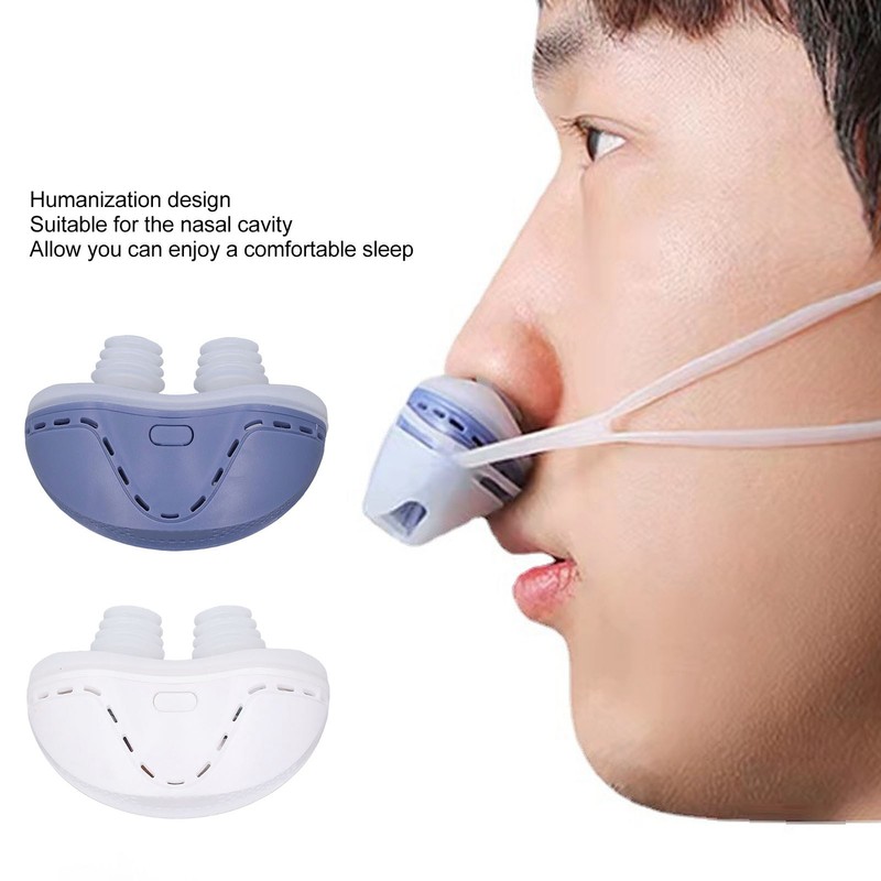 Electric Prevent Snoring Device Easy Breathing Improve Sleep Quality Ergonomic