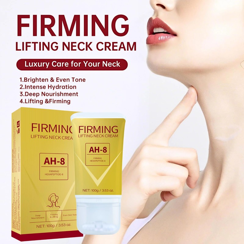 Ah-8 Firming Neck Cream, Ah-8 Neck Firming Cream With Roller,
