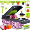 Vegetable Chopper, Multifunctional Kitchen Vegetable Slicer Dicer Cutter, Mandoline Vegetable