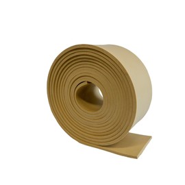 Natural Gum Rubber TAN 40A (.062" (1/16") Thick, 1" Wide x 10' Long) Flexible, Soft, high Rebound,Elastic, eco-Friendly, high tensile Strength Made to Last Material for high-Quality, Durable Rubber