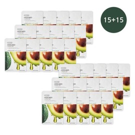 The Face Shop 15+15 1 pack per day plan The Face Shop Grinded Avocado Mask Sheet 20g - / 15+15 1일1팩 기획 더페이스샵 갈아만든 아보카도 마스크시트 20g -