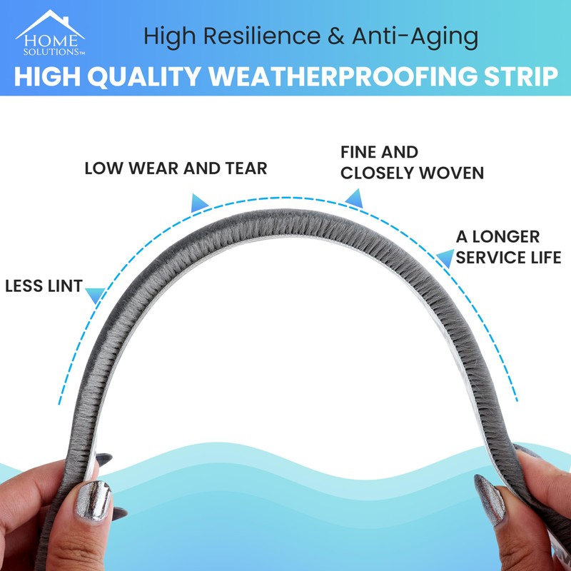 Home Solutions™ Front Door Draft Excluder For Doors & Draught