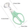 Green Stainless Steel Quail Egg Scissors,Egg Slicer Pigeon Clipper Shell