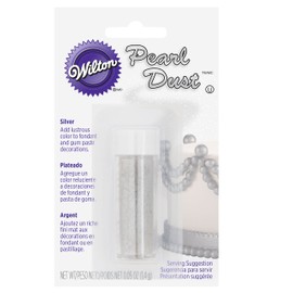 Wilton Silver Pearl Dust; 0.5 oz.
