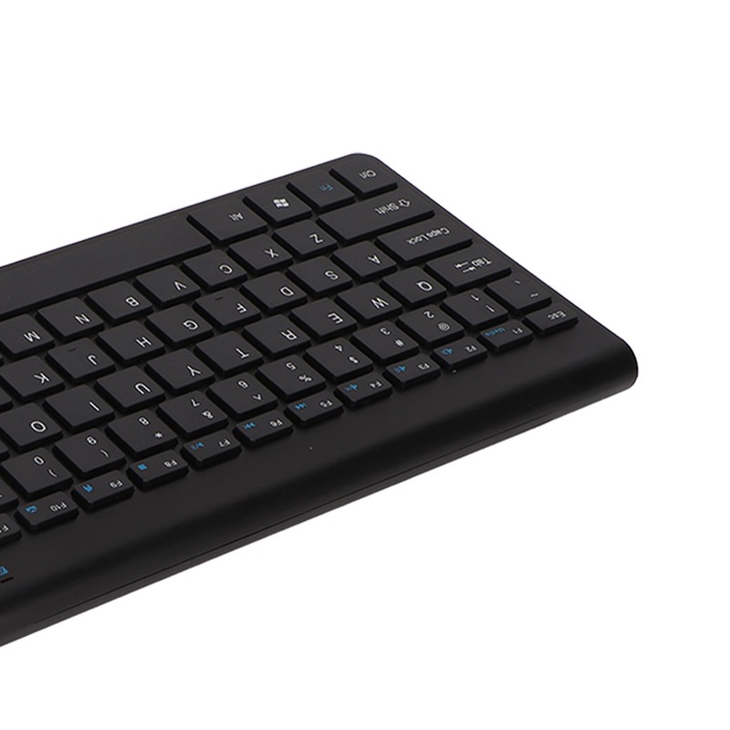 2.4G Wireless Keyboard Mouse Combo 78 Keys UV Screen Printing