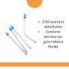 Eyectores desechables dentales 200 de plastico