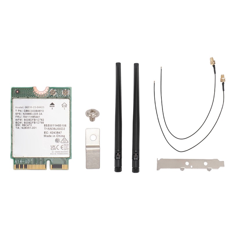 WiFi 7 Card 2.4G 574Mbps 5G 2400Mbps 6G 5800Mbps BT