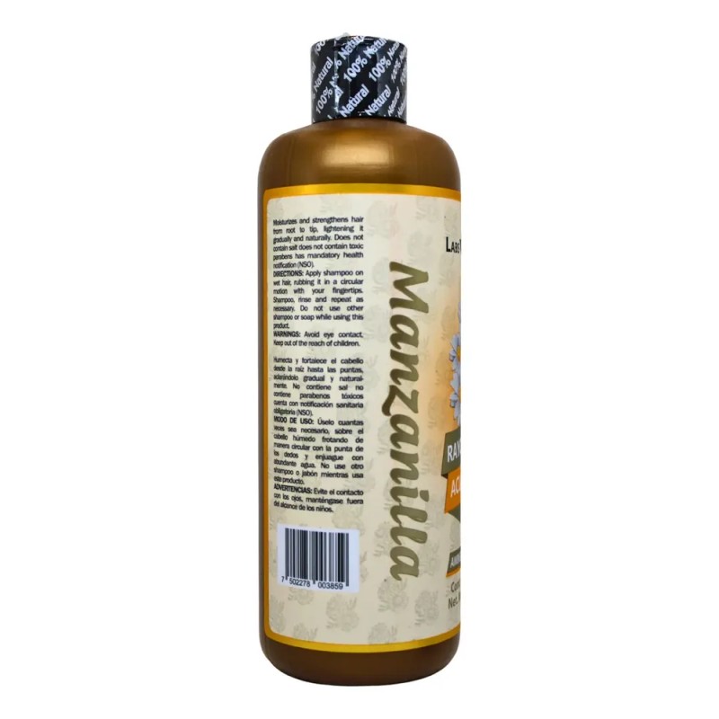 Shampoo Manzanilla Gold Extra Aclarante Labs ncredible 950 Ml